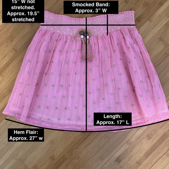 Belle by Alicia Bell Mini Skirt Medium Pink - Picture 4 of 10